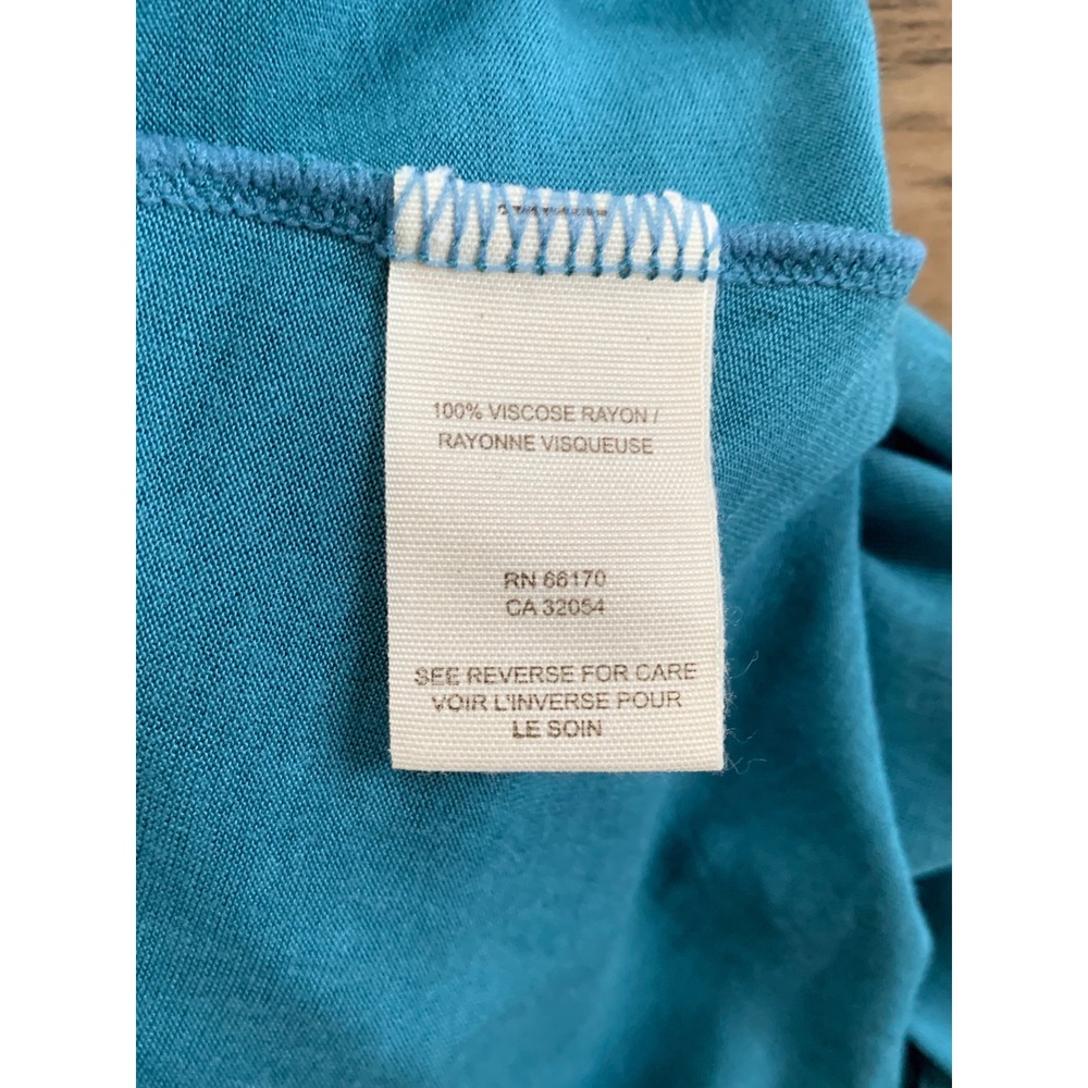 Free People Teal and Navy Tunic Top - Picture 8 of 10